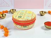 Rajwada Handcrafted Laddoo Box - Pista