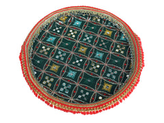 Rajwada Handcrafted Thaal - Green