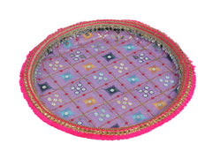 Rajwada Handcrafted Thaal - Lavender