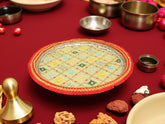 Rajwada Handcrafted Thaal - Pista