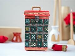 Rajwada Steel Square container - Green