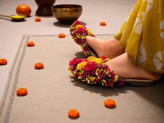 Rang Mahal Floral Juti – Haldi Pop Edition