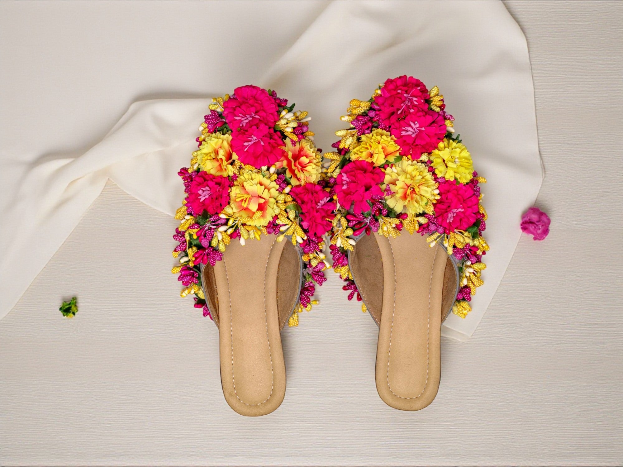 Rang Mahal Floral Juti – Haldi Pop Edition