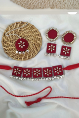 Handcrafted Red Flame set