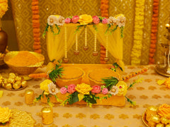 Royal Canopy Haldi Platter