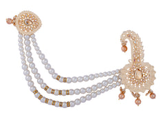 Royal Groom kalgi with Pearls & Kundan Work
