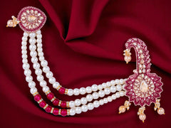Royal Groom kalgi with Pearls & Kundan Work