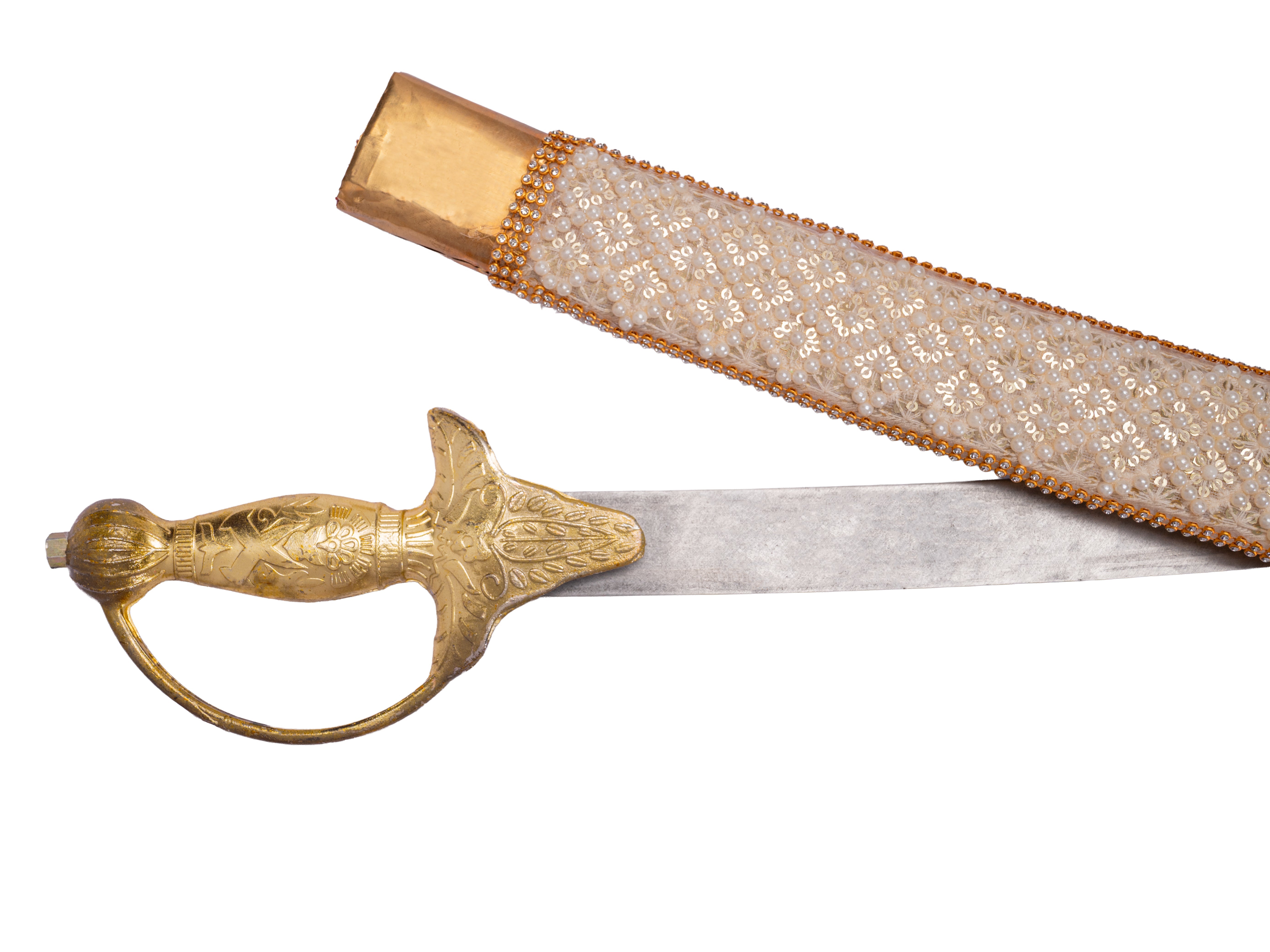 Royal Pearl Groom Talwaar