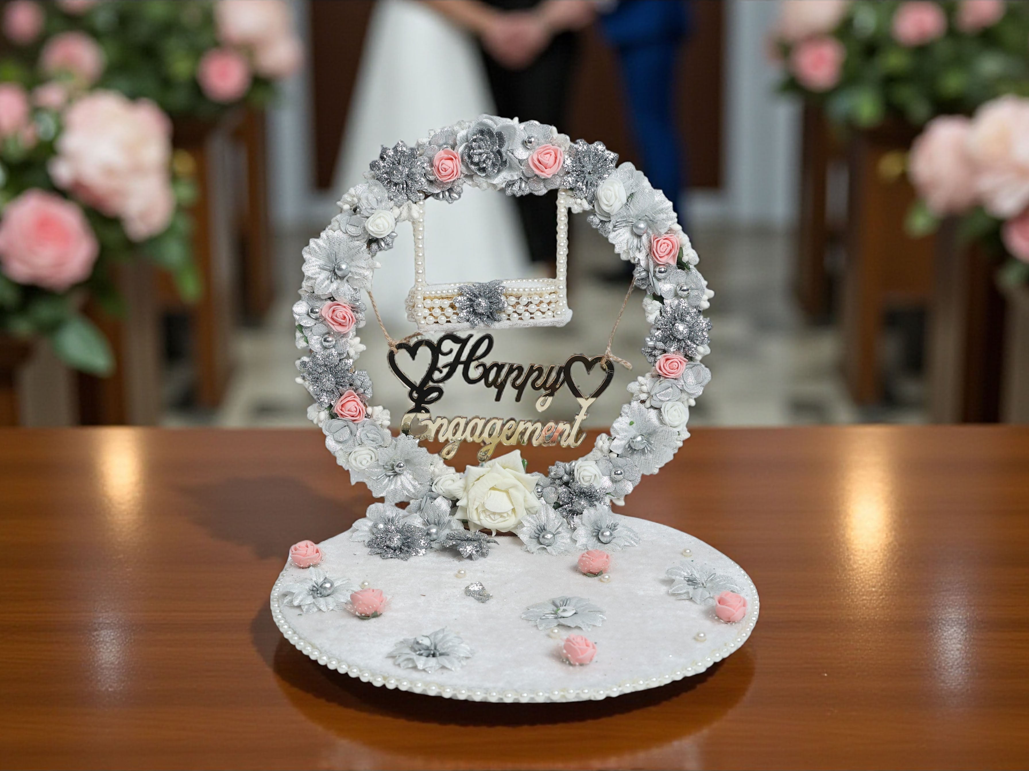 Rustic Bloom Ring Platter