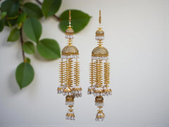 Shell-leafy Detailing Multi-layered dome Bridal Klaeera