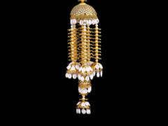 Shell-leafy Detailing Multi-layered dome Bridal Klaeera