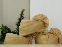 Subtle Golden Silk Baraati Pagdi