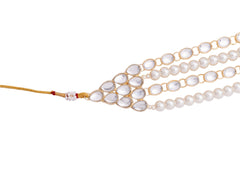 Timeless Mirror beaded multi layer groom mala