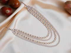 Timeless Mirror beaded multi layer groom mala