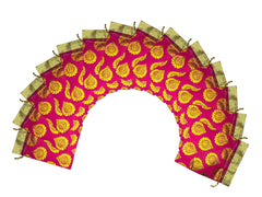 Yellow Round Wrap Potli Bag