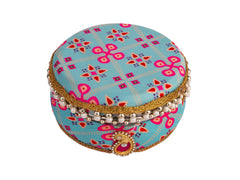 Traditional Rajasthani Ladoo box - Blue