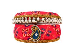 Traditional Rajasthani Ladoo box - Pink