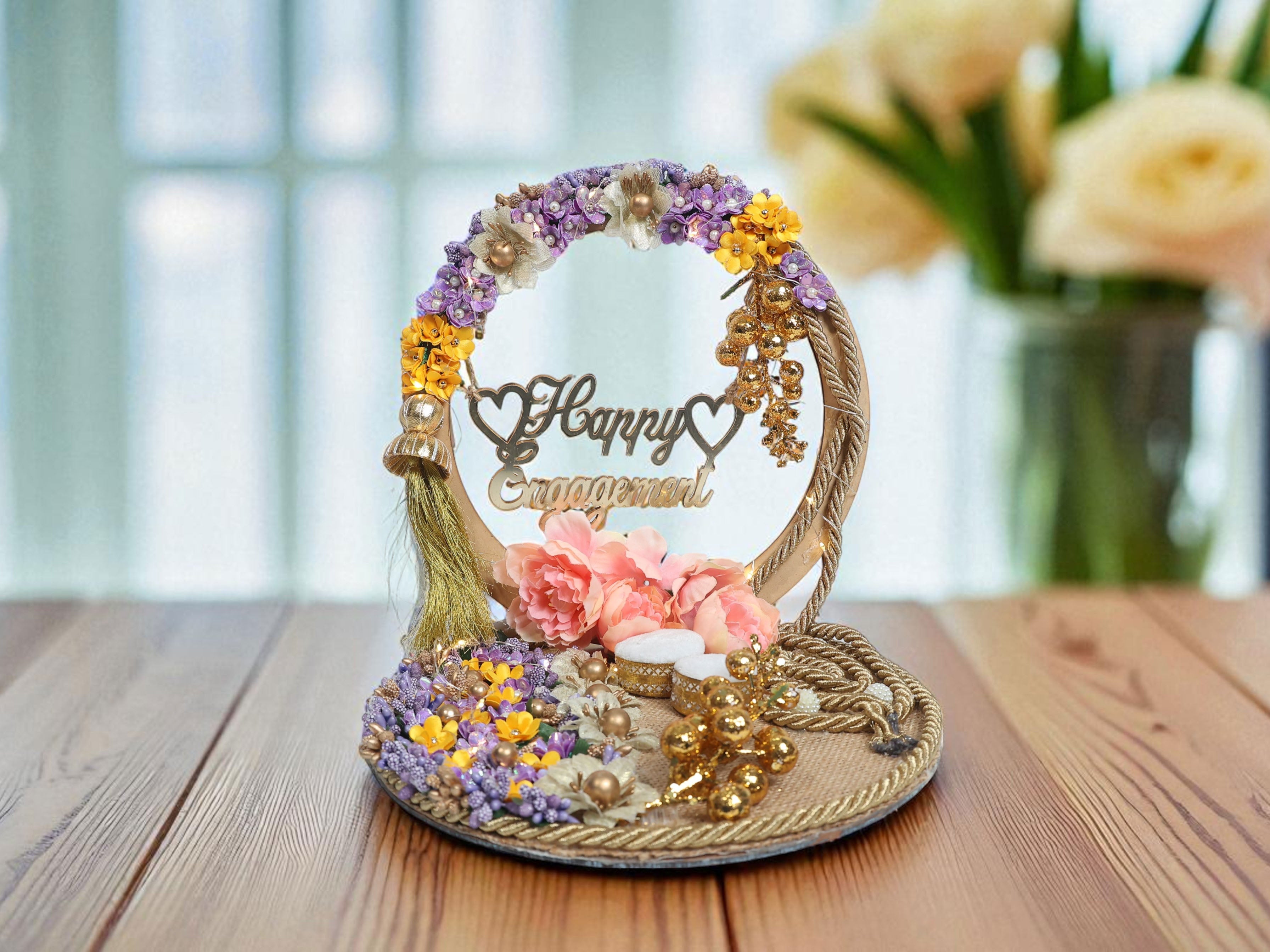 Whimsical Rope Engagement Ring Platter