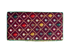 Zardozi Handcrafted Cash Box- Maroon