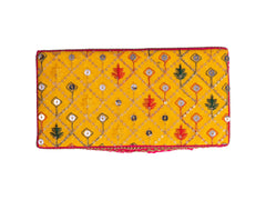 Zardozi Handcrafted Cash Box- Yellow