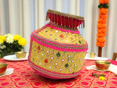 Ghadoli Zardosi Yellow