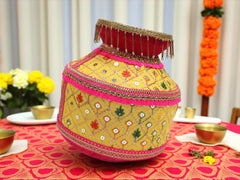 Ghadoli Zardosi Yellow