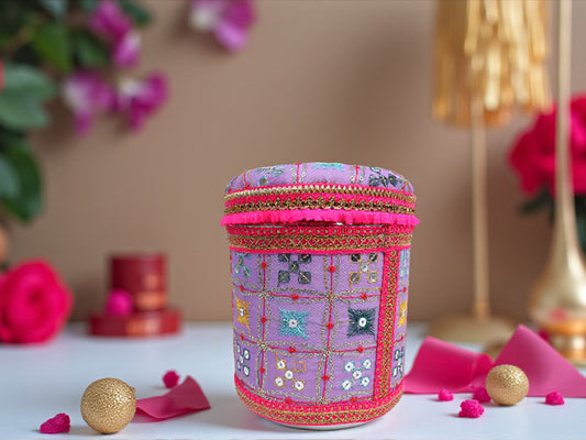 Rajwada Handcrafted box - Lavender