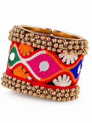Rangili Mirror Work Garba Cuff