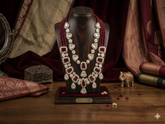 Opulent Emerald Wedding Mala - Red