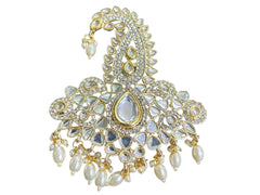 Peacock Glory Kalgi - White