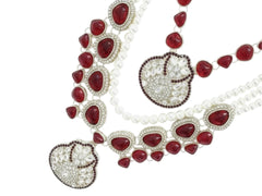 JB - Antique Groom Mala - Red