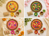 Royal Lotus Rakhi Celebration Set