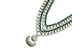 Shahee Stone Groom Mala - Green