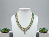 JB - Mayur Stone Groom Mala - Green