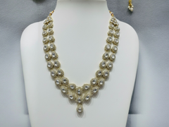 JB - Mayur Stone Groom Mala - White