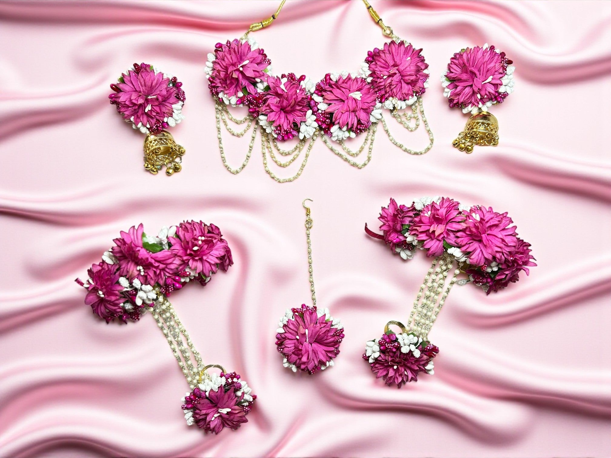 Blush Bloom Floral Jewellery Set