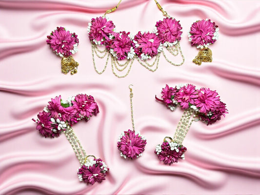 Blush Bloom Floral Jewellery Set