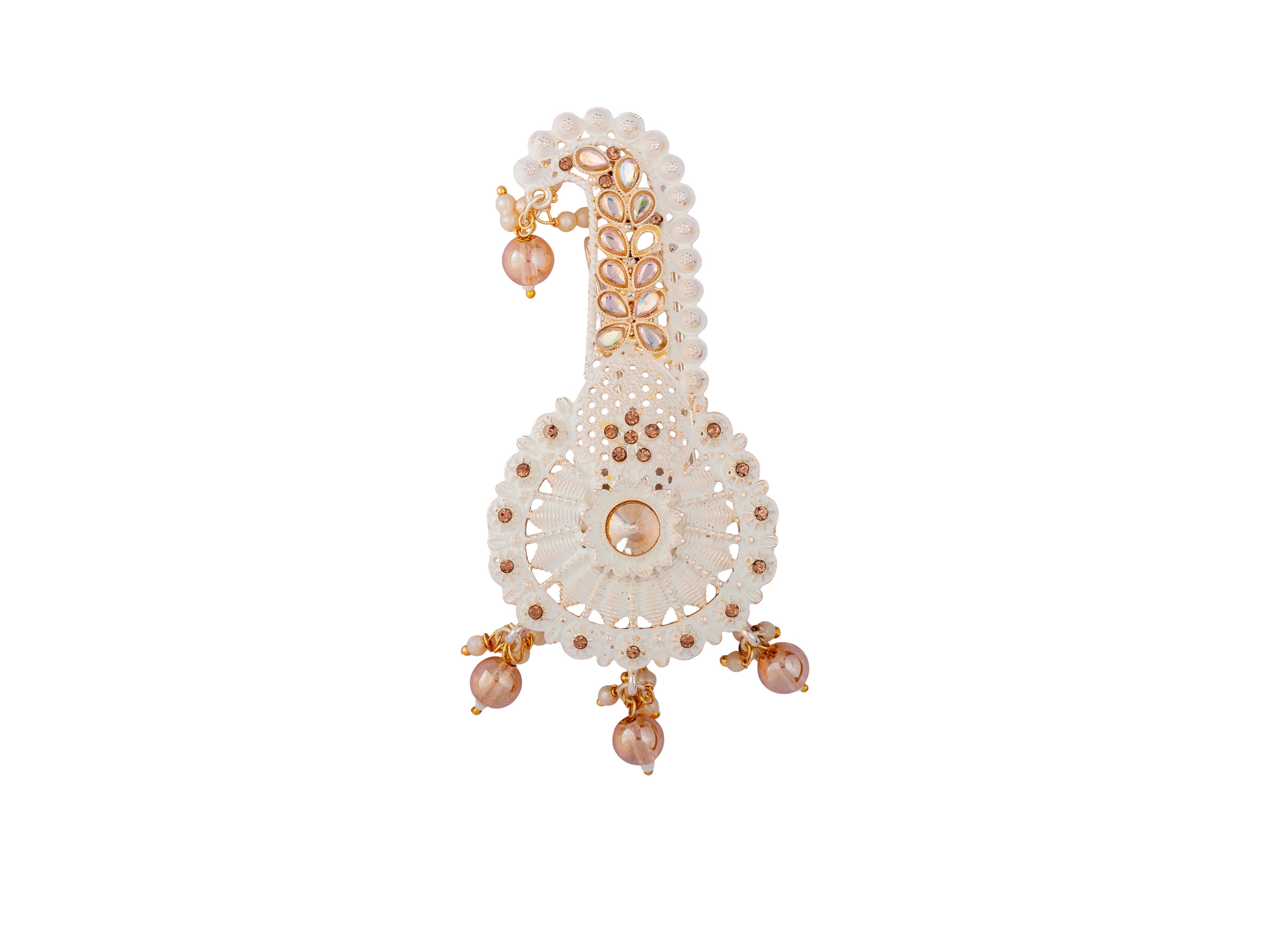 Elegant Groom kalgi with Stone Embellishments