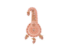 Elegant Groom kalgi with Stone Embellishments