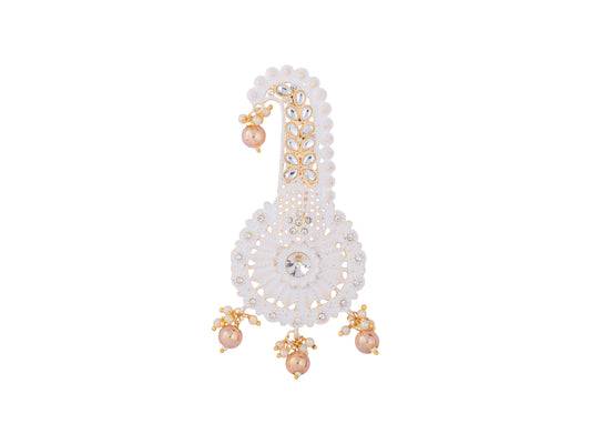 Elegant Groom kalgi with Stone Embellishments