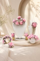 Gulaabi Bridal Floral Jewellery Set