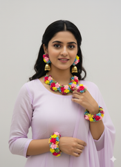 Rainbow Charm Bridal Floral Set