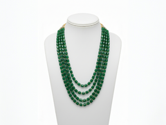 Elegance in Style Green beaded groom mala