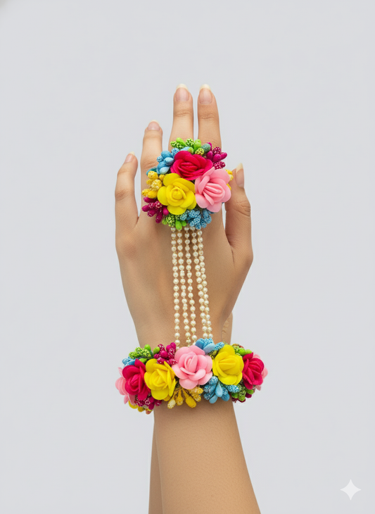 Rainbow Charm Hathphool Set