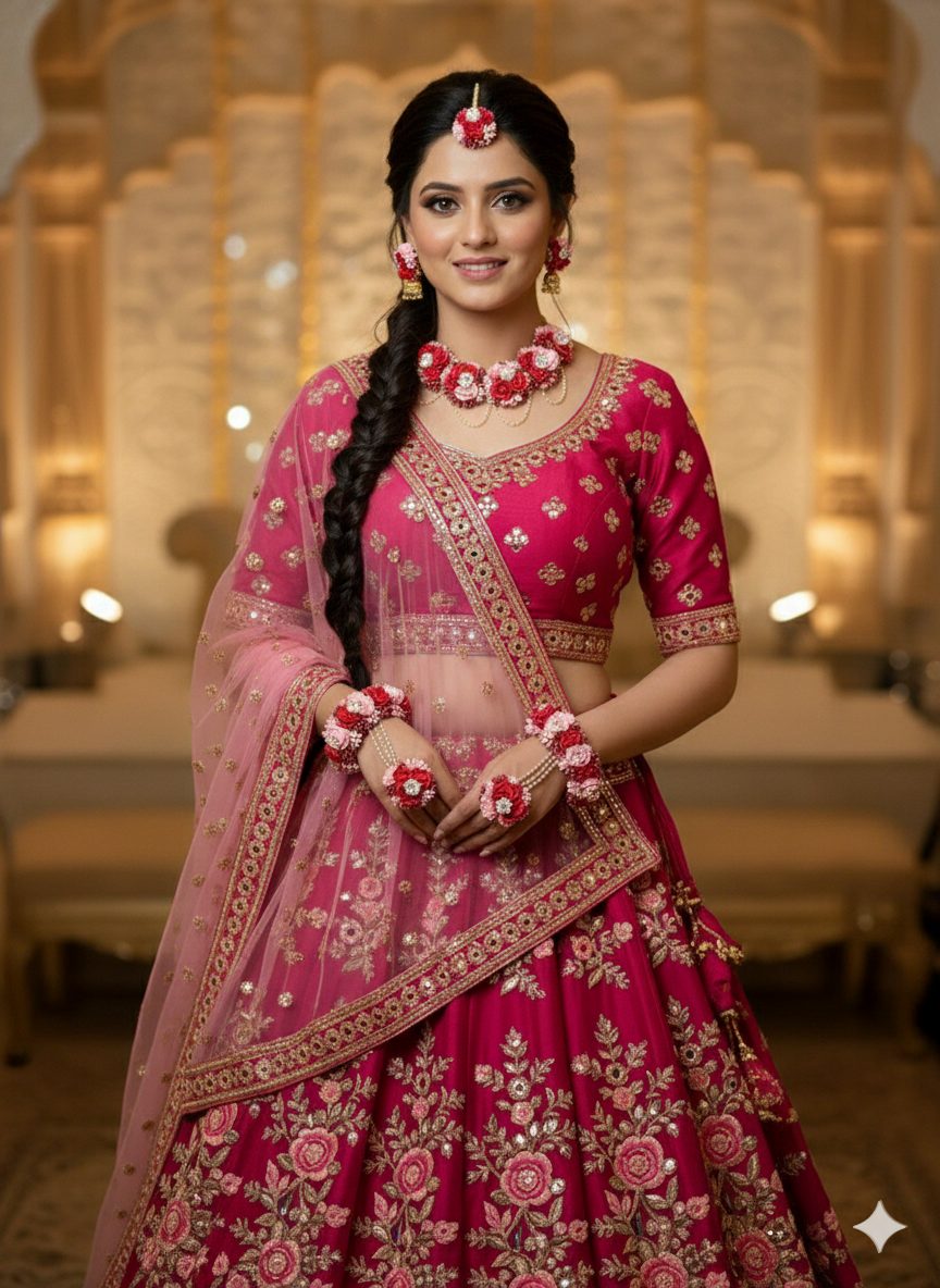 Radiant Floral Jewellery Set