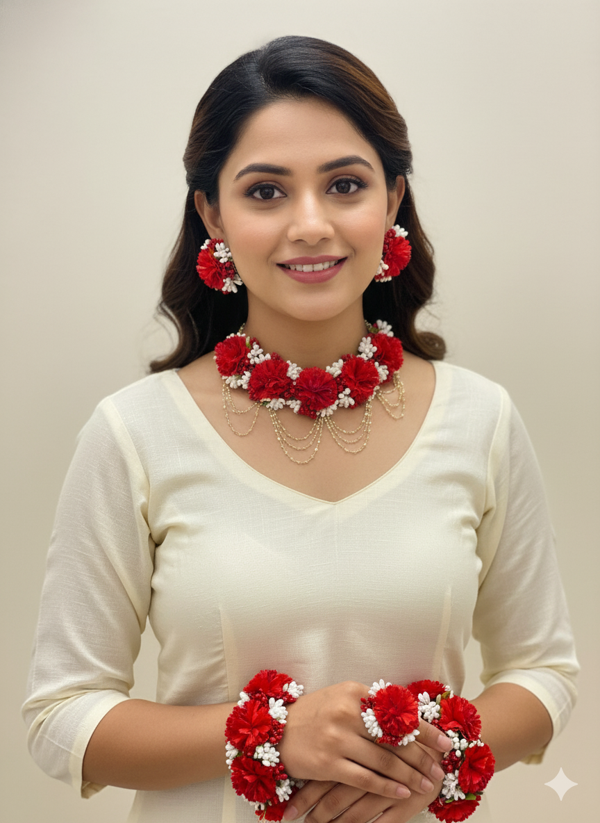 Charmé Flora Jewellery Set