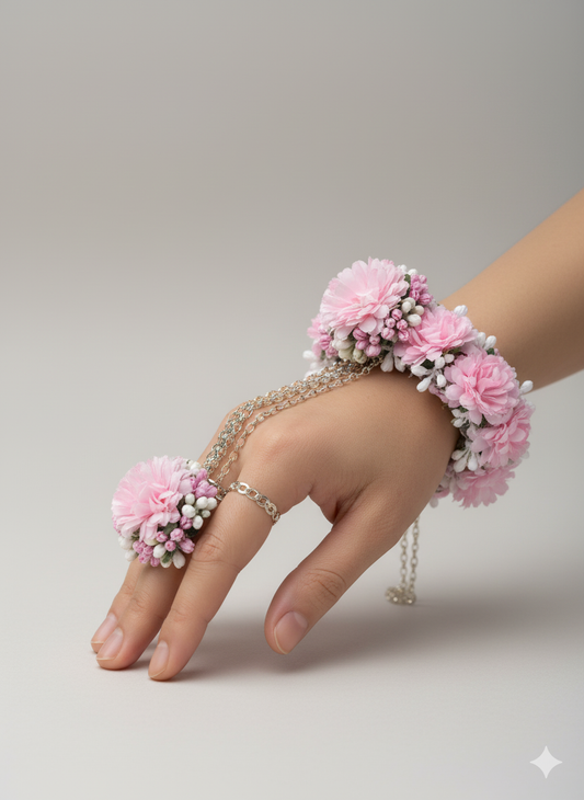 Gulaabi Bridal Hathphool Set