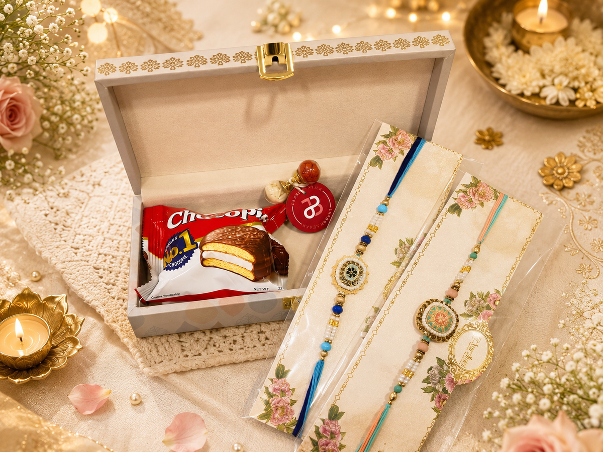 Polkii Raksha Bandhan Gift Box