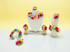 Rainbow Charm Bridal Floral Set