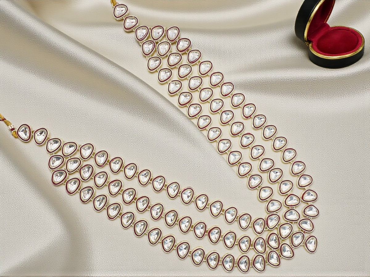 Shahi Nazrana Groom Mala - Maroon